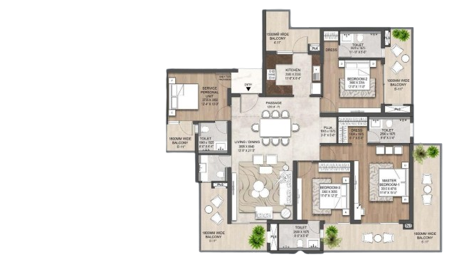 3.5 BHK